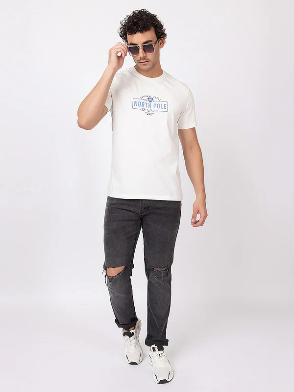 Men's 'North Pole' Roundneck T-Shirt - Image 7
