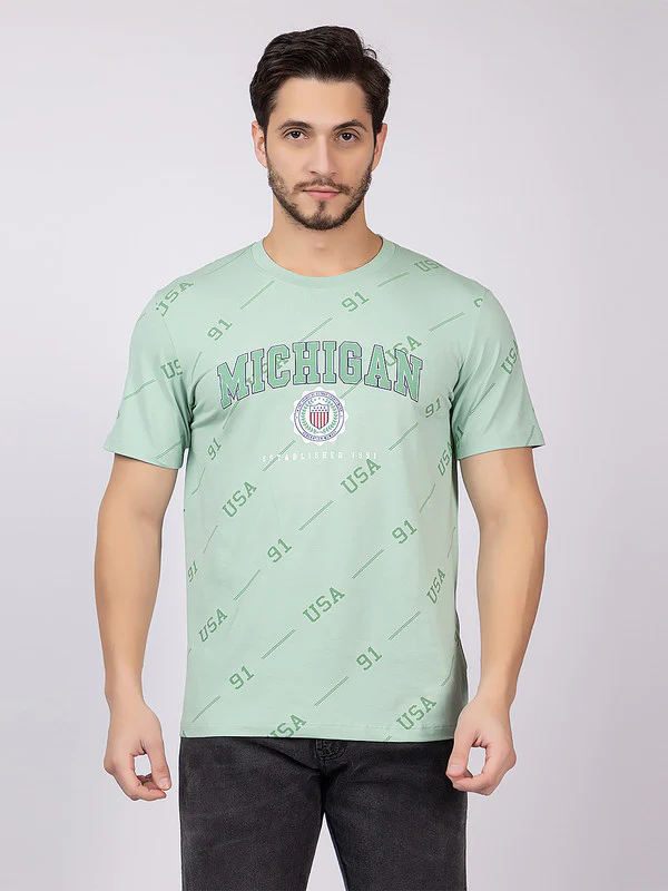 Men's 'Michigan' Roundneck T-Shirt