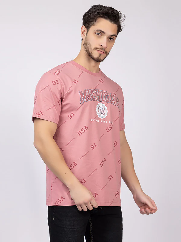 Men's 'Michigan' Roundneck T-Shirt - Image 11