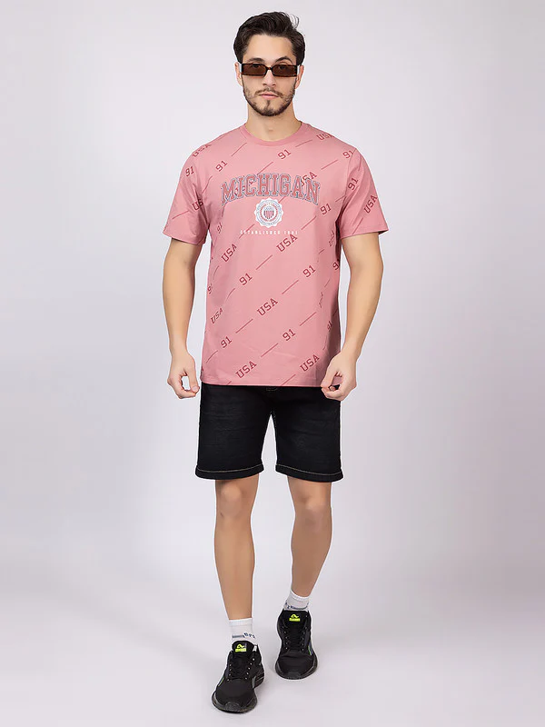 Men's 'Michigan' Roundneck T-Shirt - Image 13