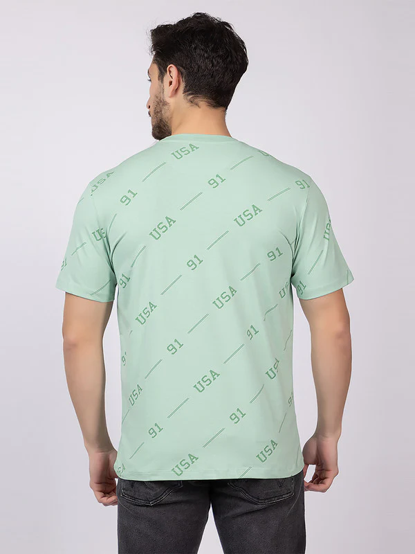 Men's 'Michigan' Roundneck T-Shirt - Image 2