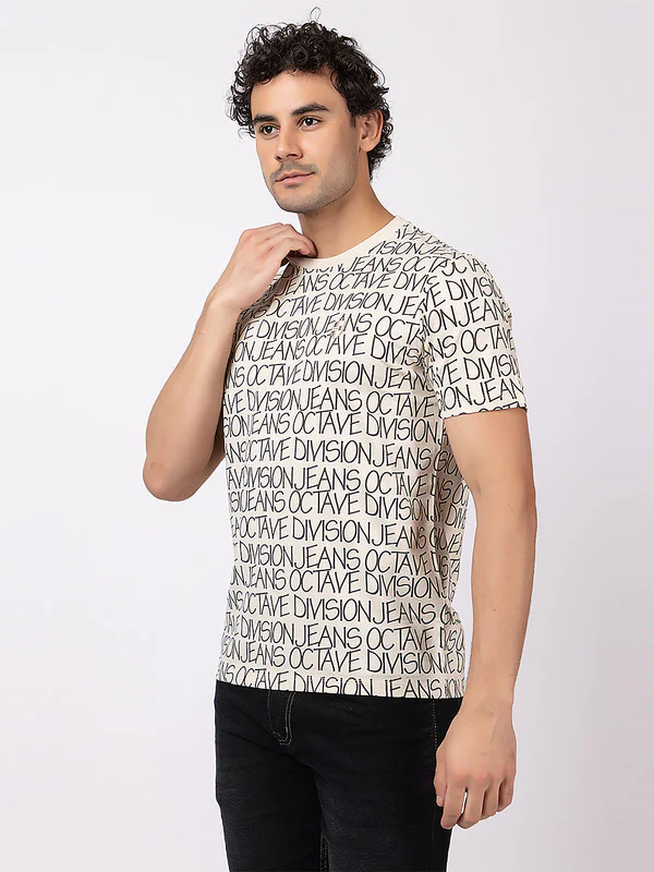 Men's 'Octave Jeans' Roundneck T-Shirt - Image 4