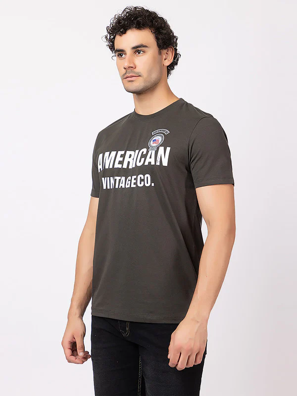 Men's 'American Vintage' Roundneck T-Shirt - Image 4