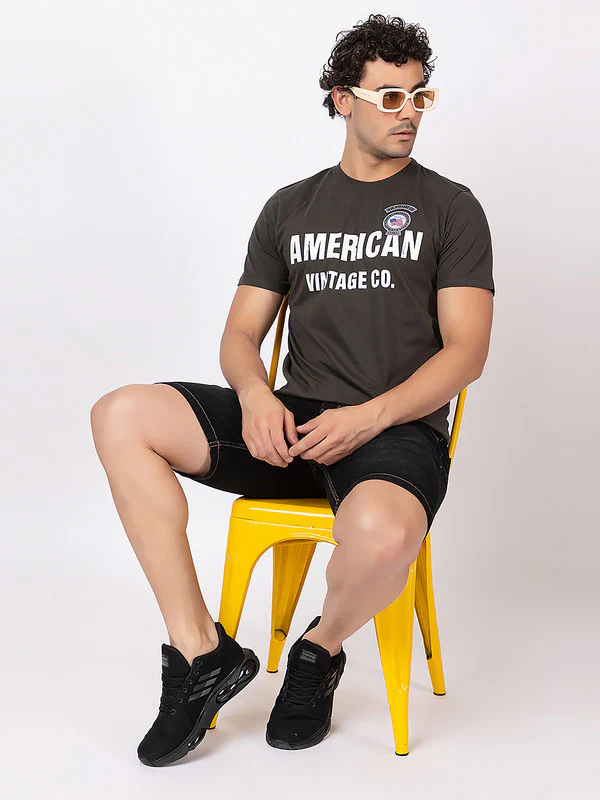 Men's 'American Vintage' Roundneck T-Shirt - Image 6