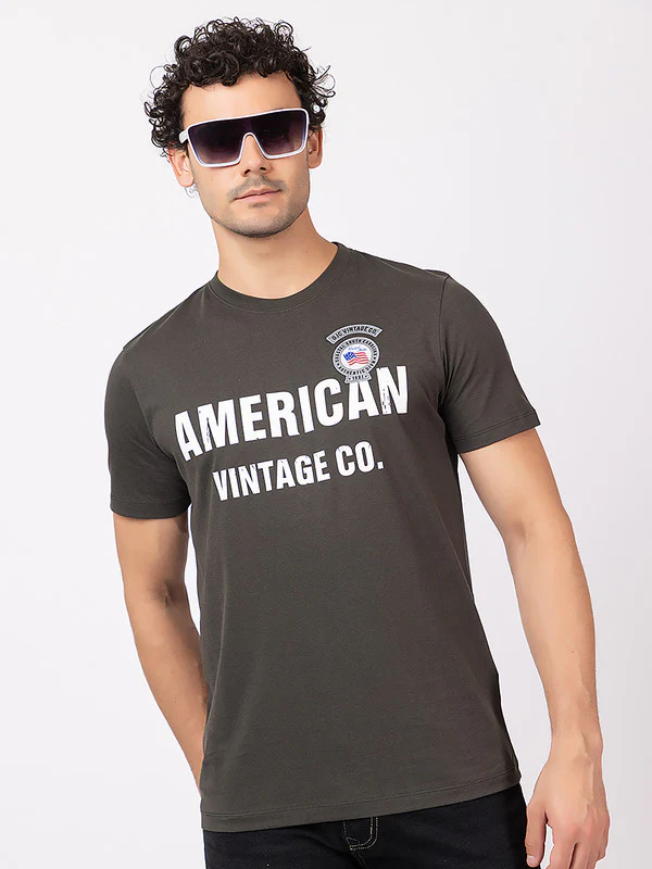 Men's 'American Vintage' Roundneck T-Shirt - Image 7