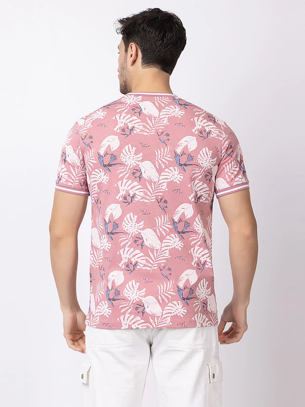 Men's Floral Roundneck T-Shirt - Image 7