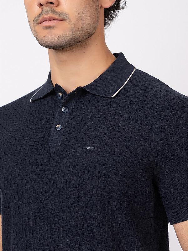 Solid Polo With Basketweave - Image 12