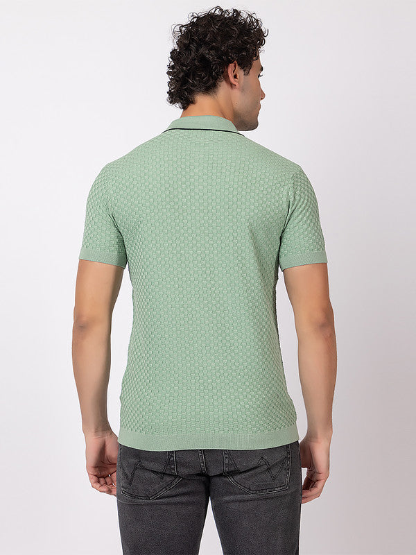 Solid Polo With Basketweave - Image 23