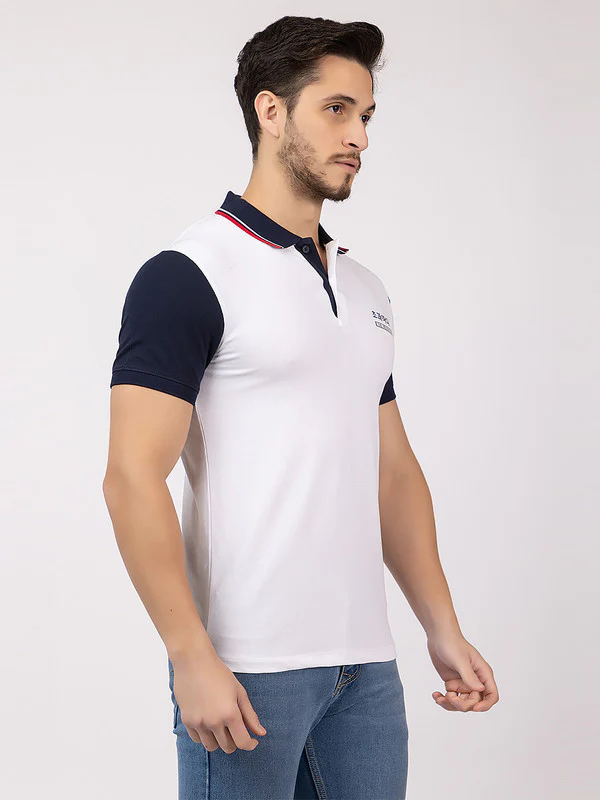 Men's Tricolor Polo T-shirt - Image 12