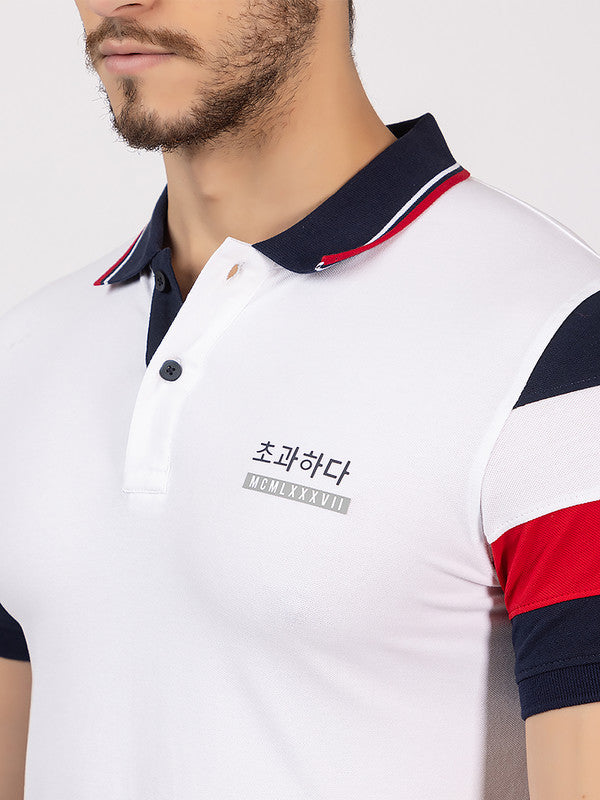 Men's Tricolor Polo T-shirt - Image 13
