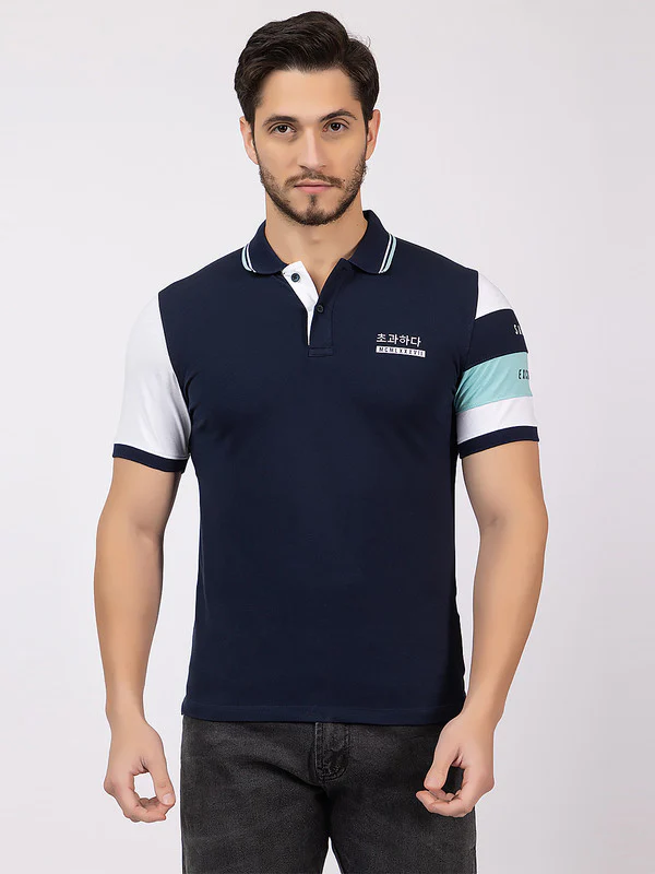 Men's Tricolor Polo T-shirt - Image 20