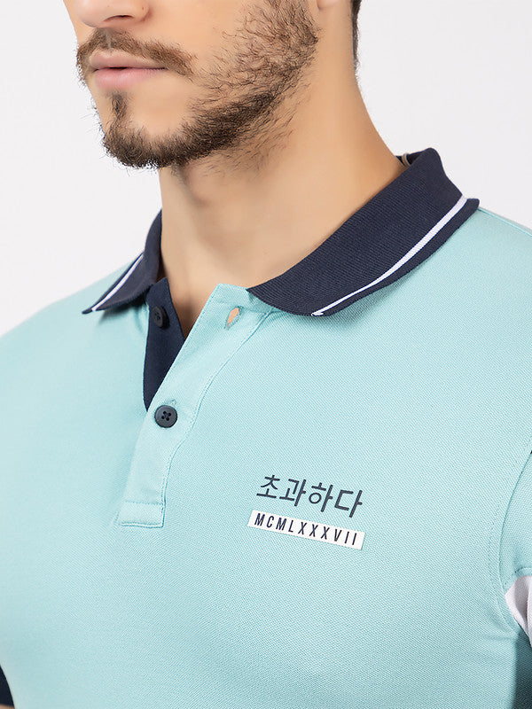 Men's Tricolor Polo T-shirt - Image 5
