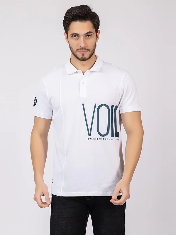 Men's Graphic Polo T-shirt