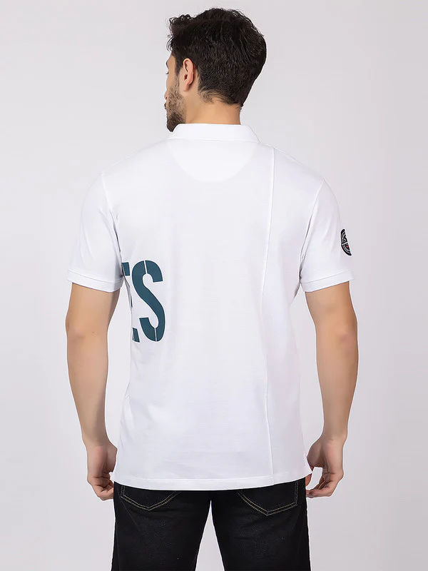 Men's Graphic Polo T-shirt - Image 2