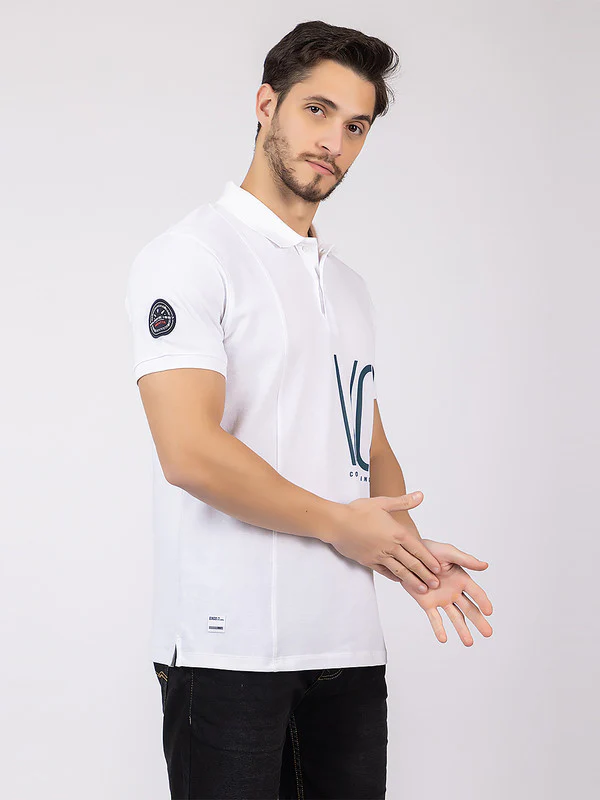 Men's Graphic Polo T-shirt - Image 4