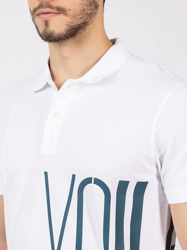 Men's Graphic Polo T-shirt - Image 5