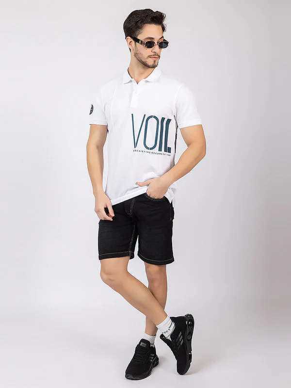 Men's Graphic Polo T-shirt - Image 7