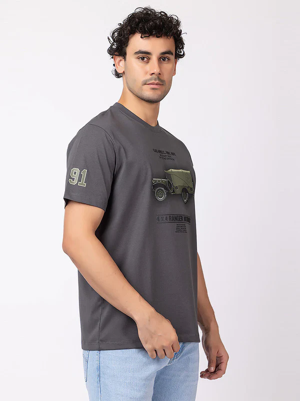Men's Graphic Roundneck T-Shirt - Image 3
