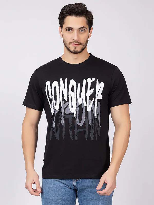Men's 'Conquer' Roundneck T-Shirt