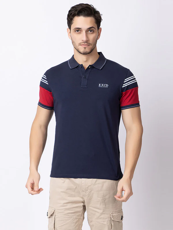 Men's Tricolor Polo T-shirt