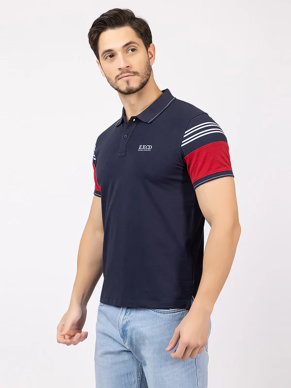 Men's duocolor Polo T-shirt - Image 3