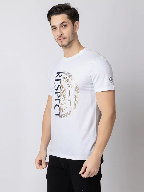 Men's 'Respect' Roundneck T-Shirt - Image 10