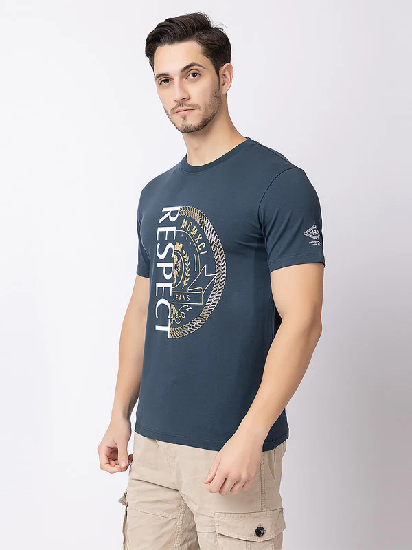 Men's 'Respect' Roundneck T-Shirt - Image 2