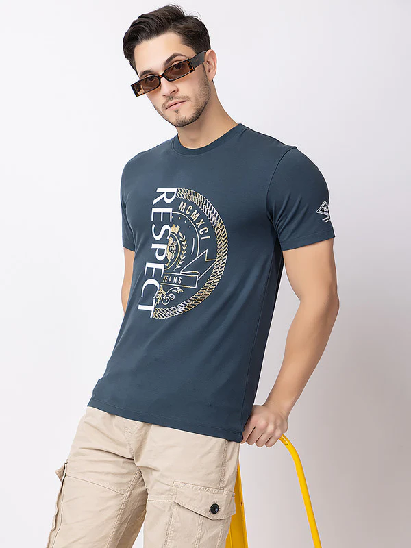 Men's 'Respect' Roundneck T-Shirt - Image 7