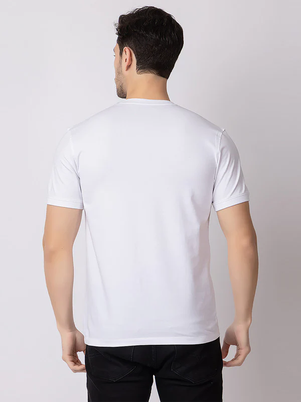 Men's 'Never' Roundneck T-Shirt - Image 3