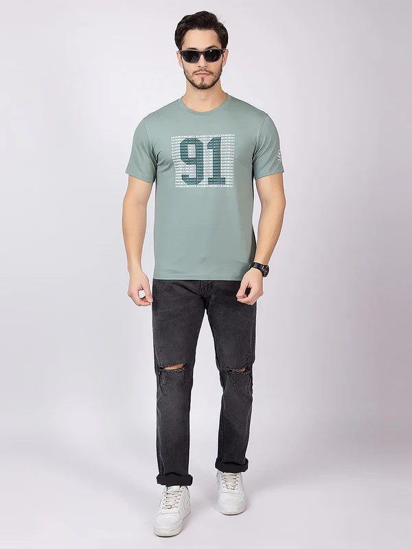Men's '91' Roundneck T-Shirt - Image 10