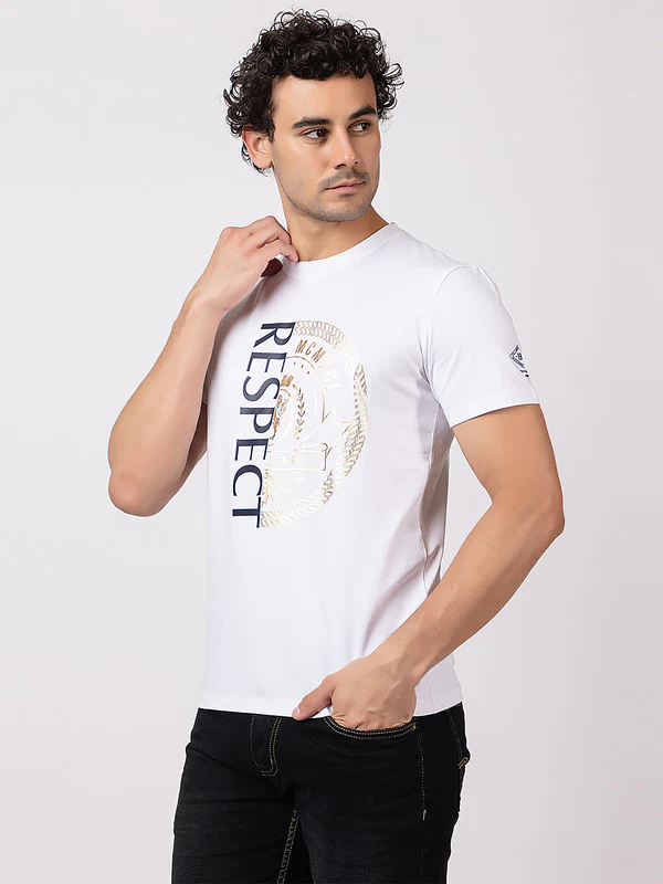 Men's 'Respect' Roundneck T-Shirt - Image 12