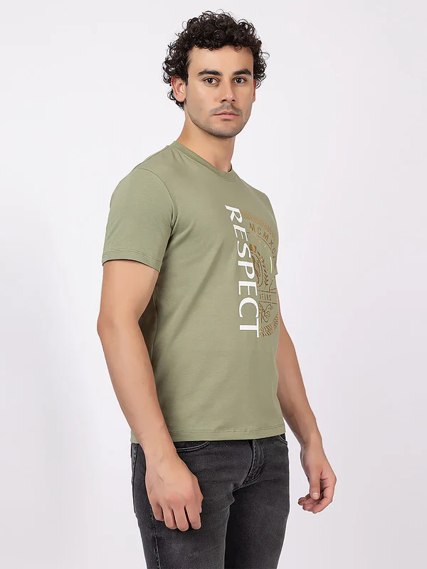 Men's 'Respect' Roundneck T-Shirt - Image 3