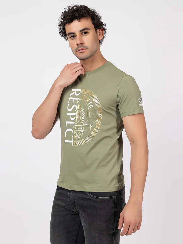 Men's 'Respect' Roundneck T-Shirt - Image 4
