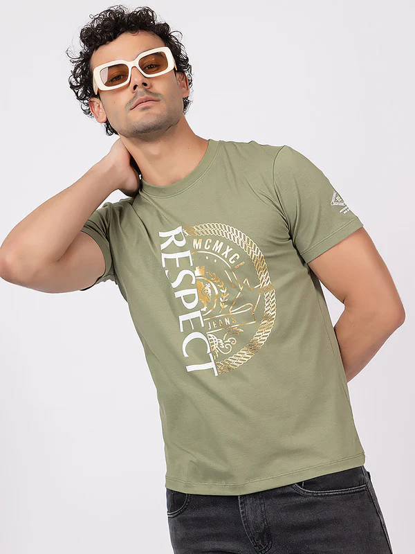 Men's 'Respect' Roundneck T-Shirt - Image 8