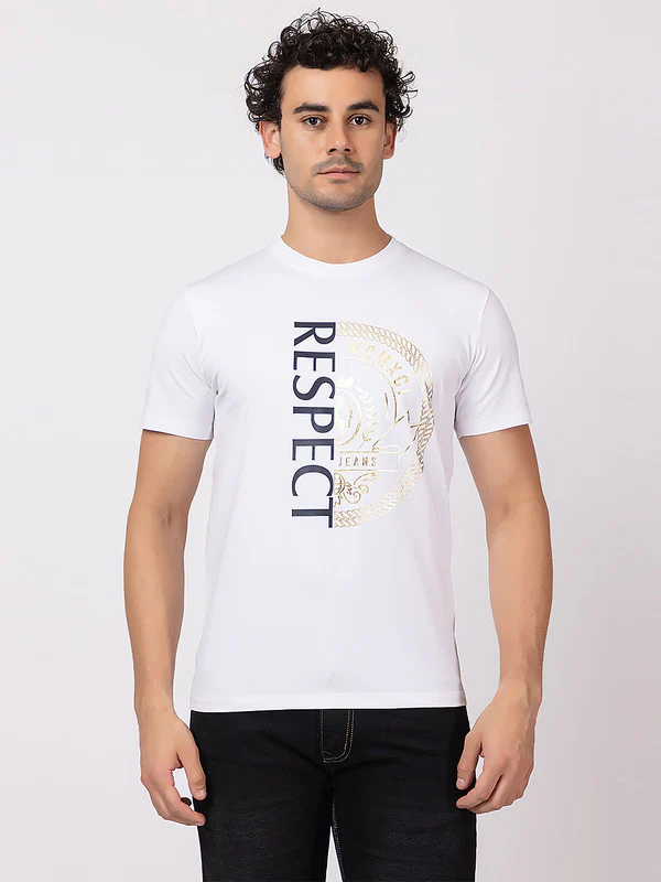 Men's 'Respect' Roundneck T-Shirt - Image 9