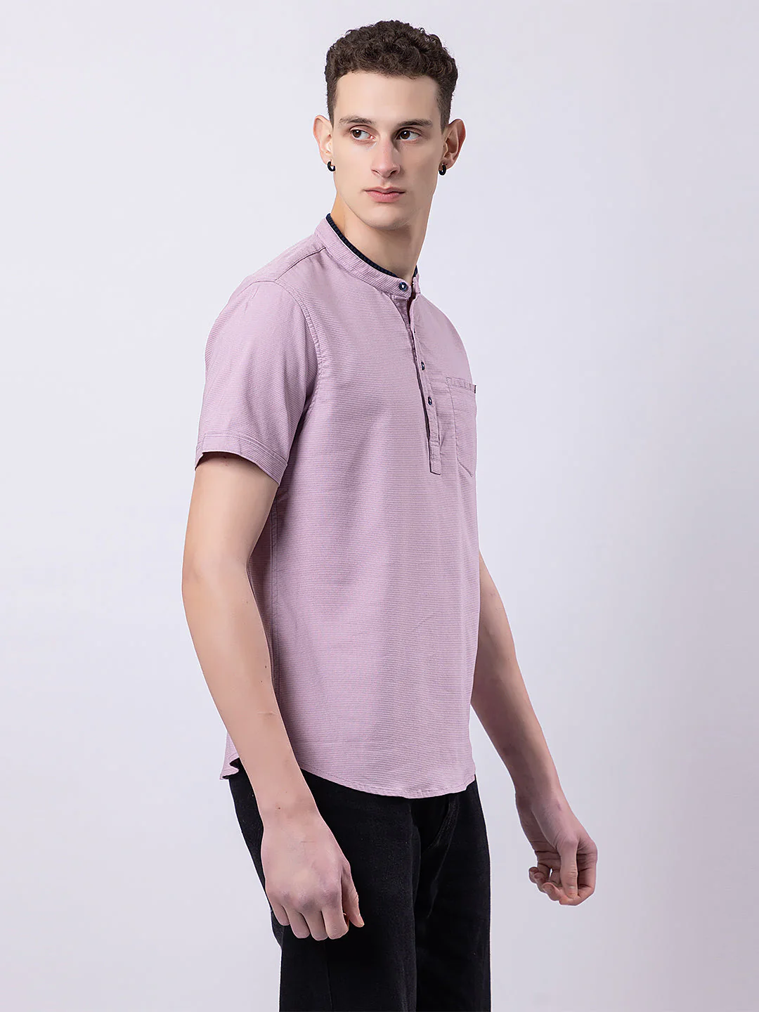 Monochrome Knitted Kurta - Image 5