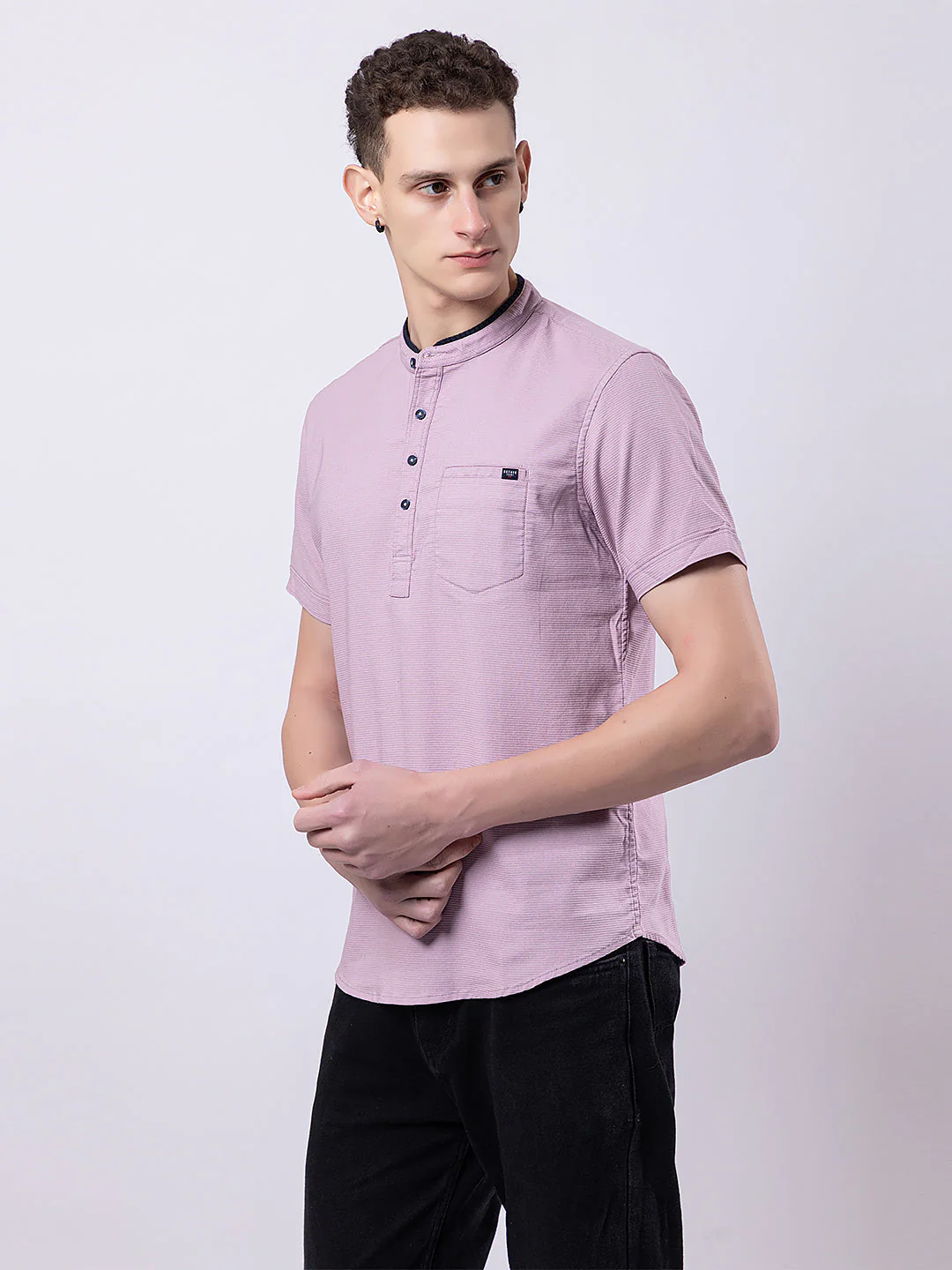 Monochrome Knitted Kurta - Image 6