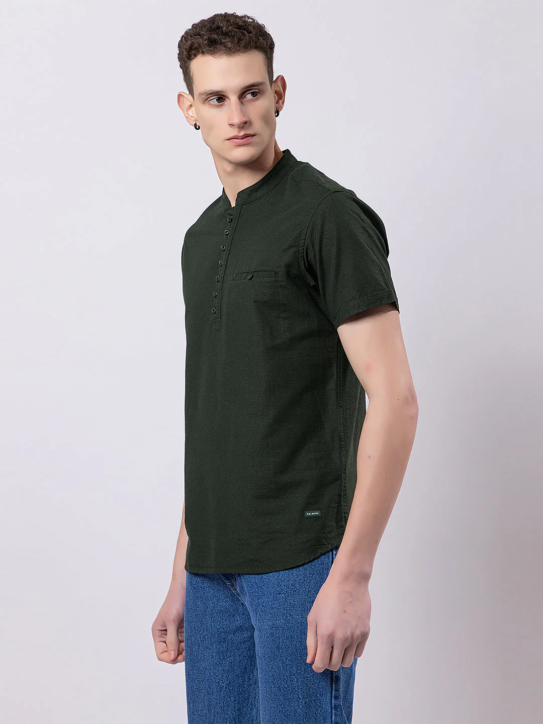 Dark Coloured Knitted Kurta - Image 21