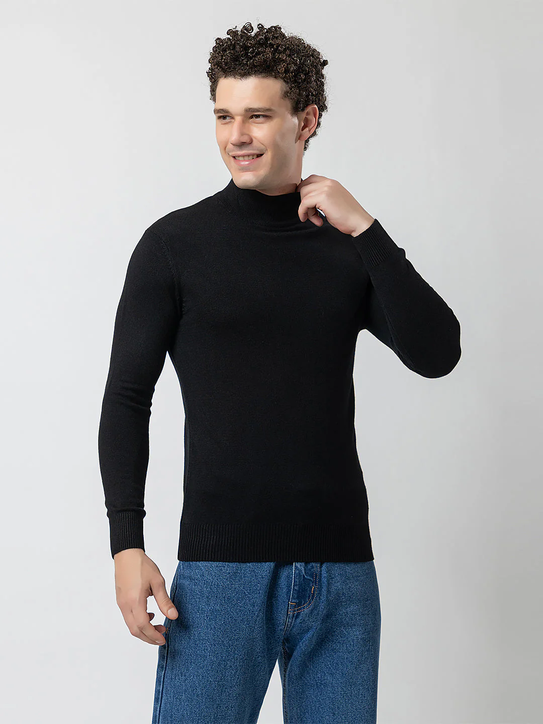 Men’s Basic Knit Sweater - Image 2