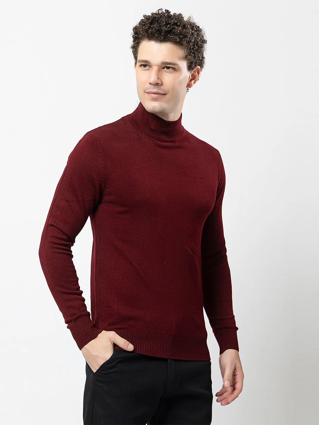 Men’s Basic Knit Sweater - Image 2
