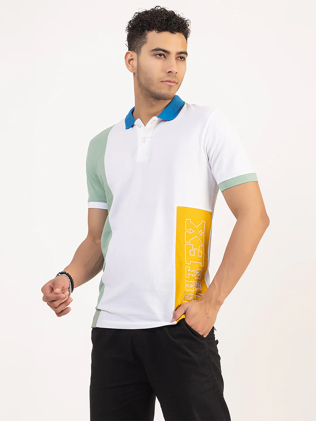 Men’s Cotton Polo T-Shirt - Image 4
