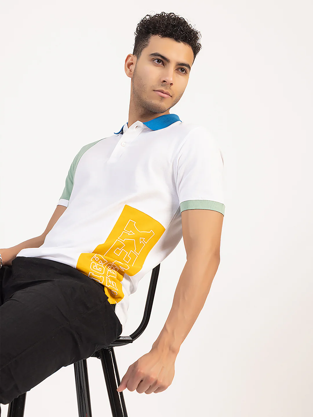 Men’s Cotton Polo T-Shirt - Image 8