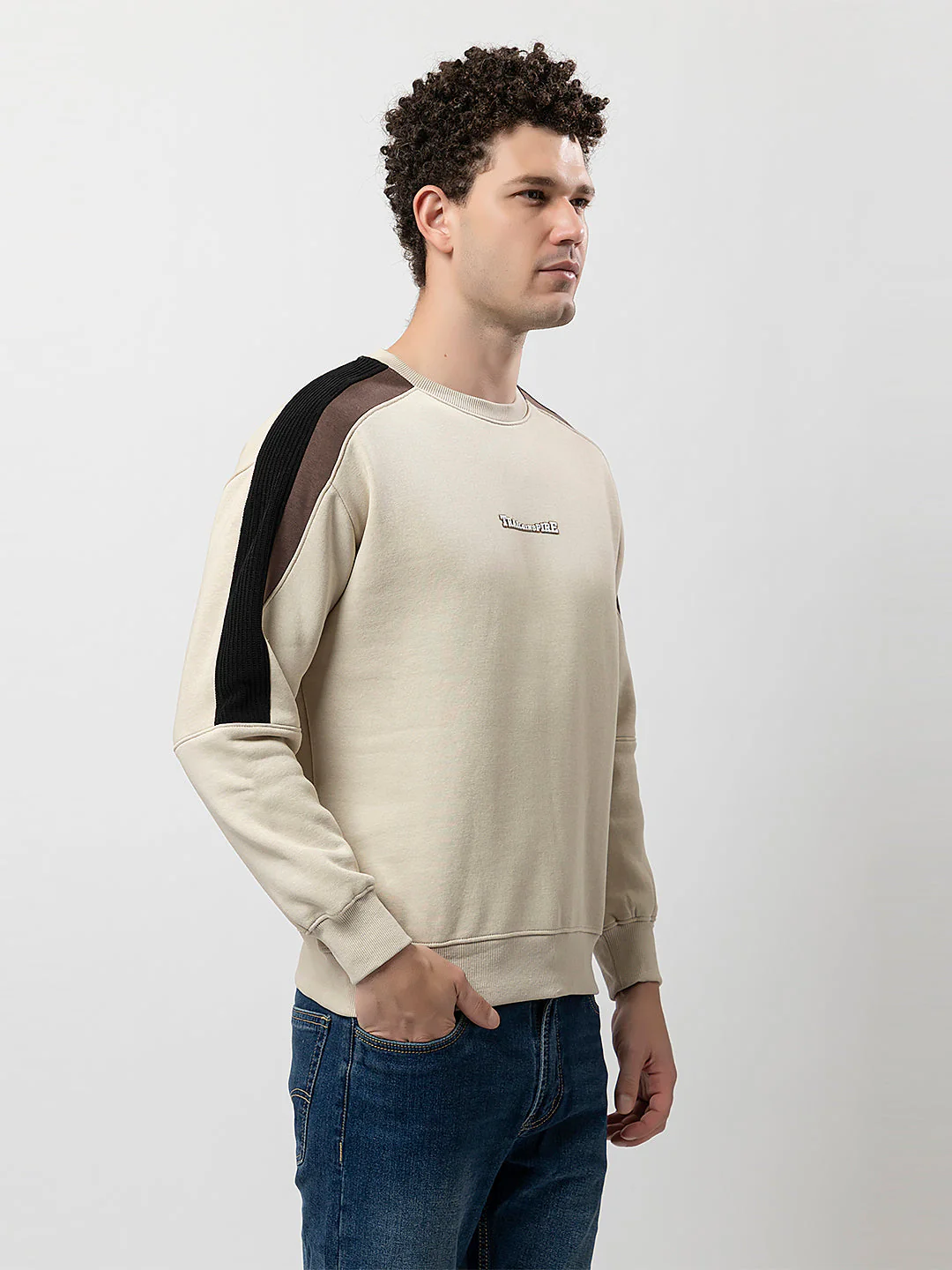 Men's Duo-Colour Classic Sweatshirt - Image 2