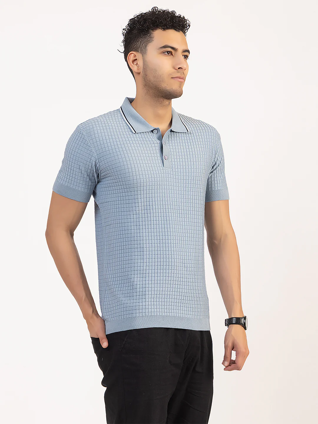 Men’s Fine Knit Basic T-Shirt
