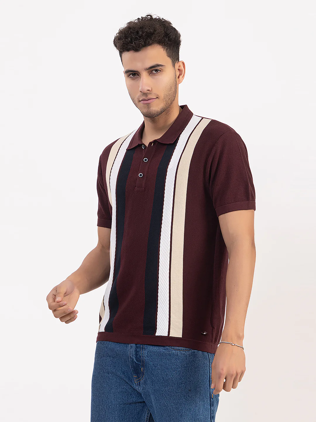 Men’s Fine Knit Casual T-Shirt - Image 4