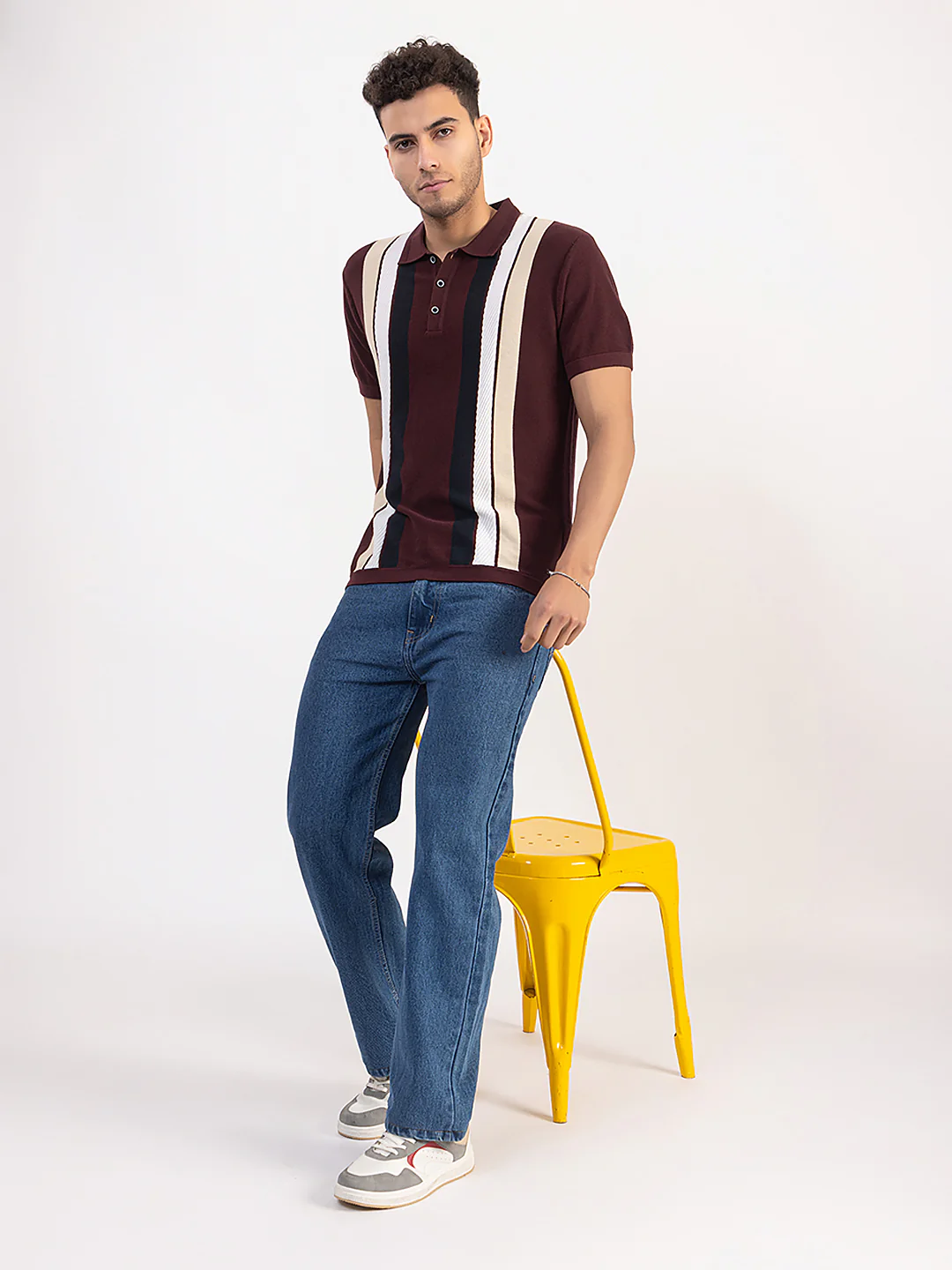 Men’s Fine Knit Casual T-Shirt - Image 9
