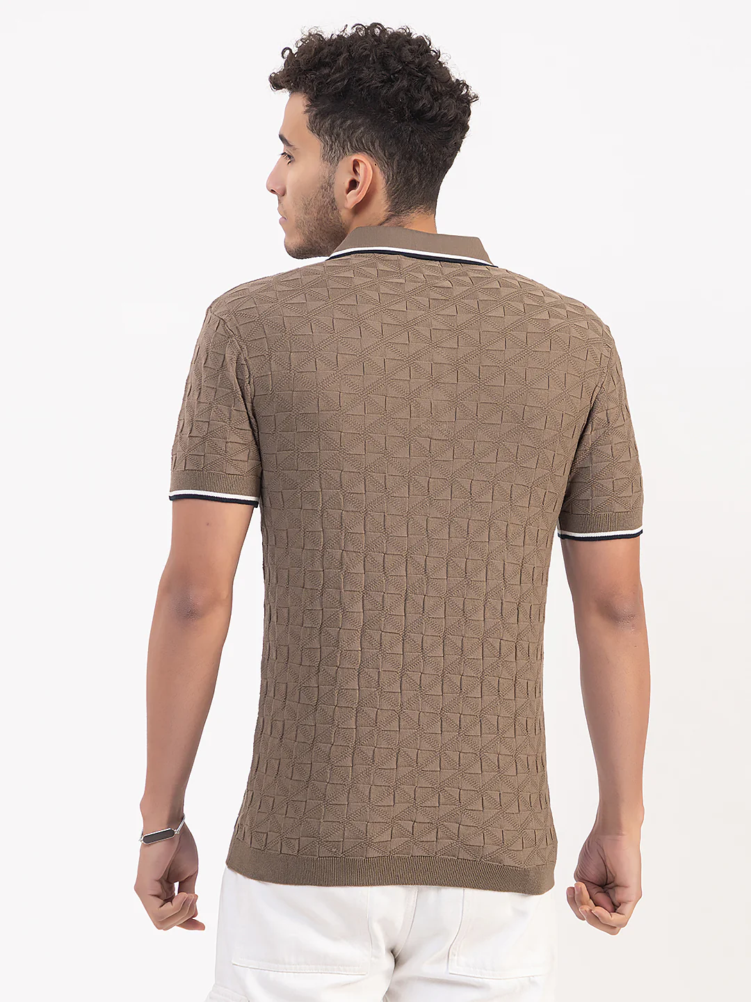 Men’s Fine Knit Classic Fit T-Shirt - Image 2