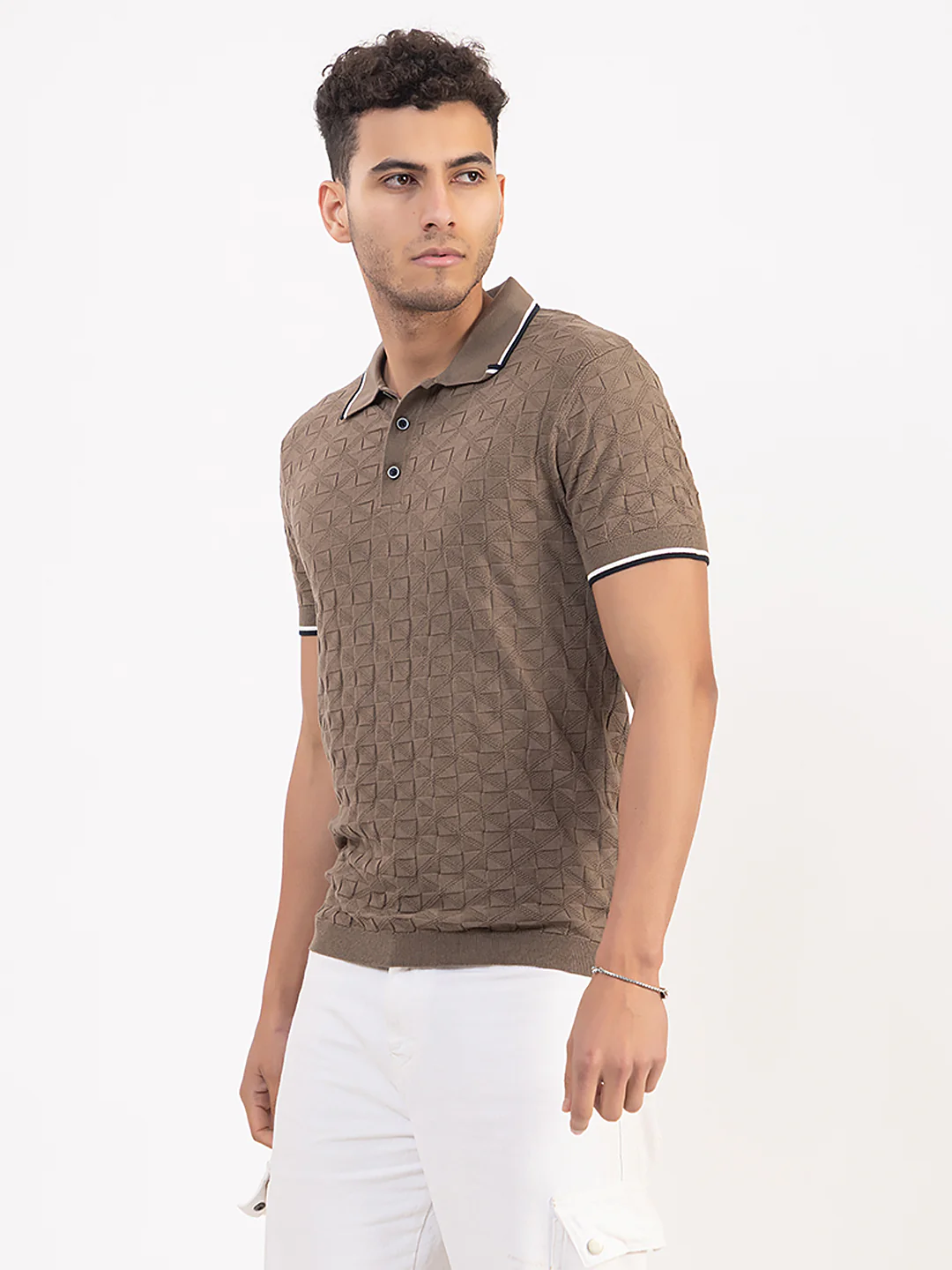 Men’s Fine Knit Classic Fit T-Shirt - Image 4