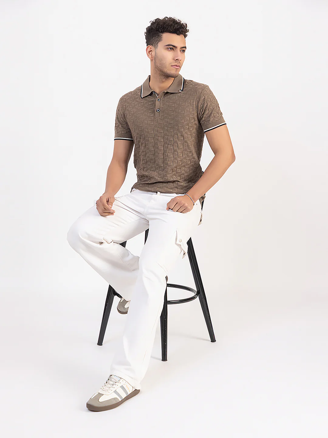 Men’s Fine Knit Classic Fit T-Shirt - Image 8