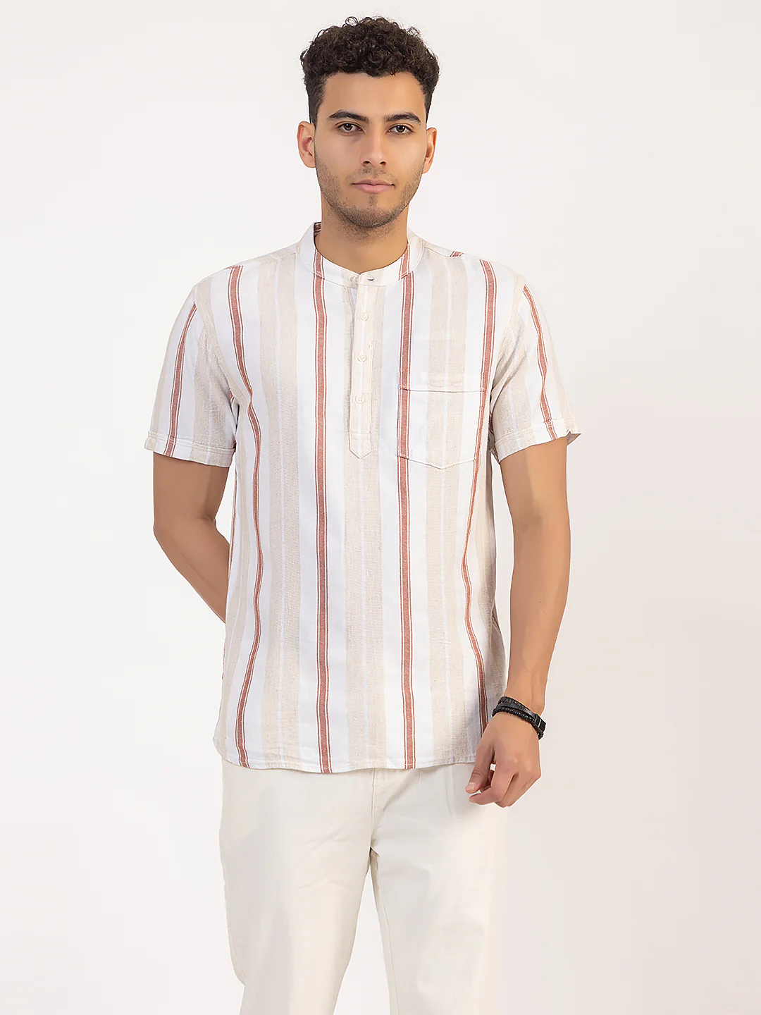 Classic Fit Short Kurta - Image 4